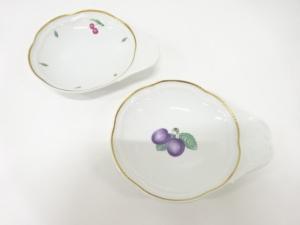 Richard Ginori　リチャードジノリ　ボンジョルノプルーンチェリー　バタープレートペア　洋食器